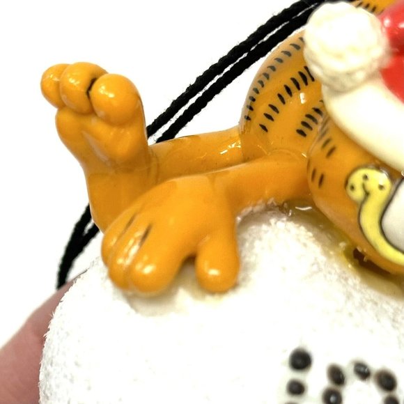 Vintage Enesco Christmas Ornament Garfield Have a Ball 1991 IOB - Picture 14 of 16